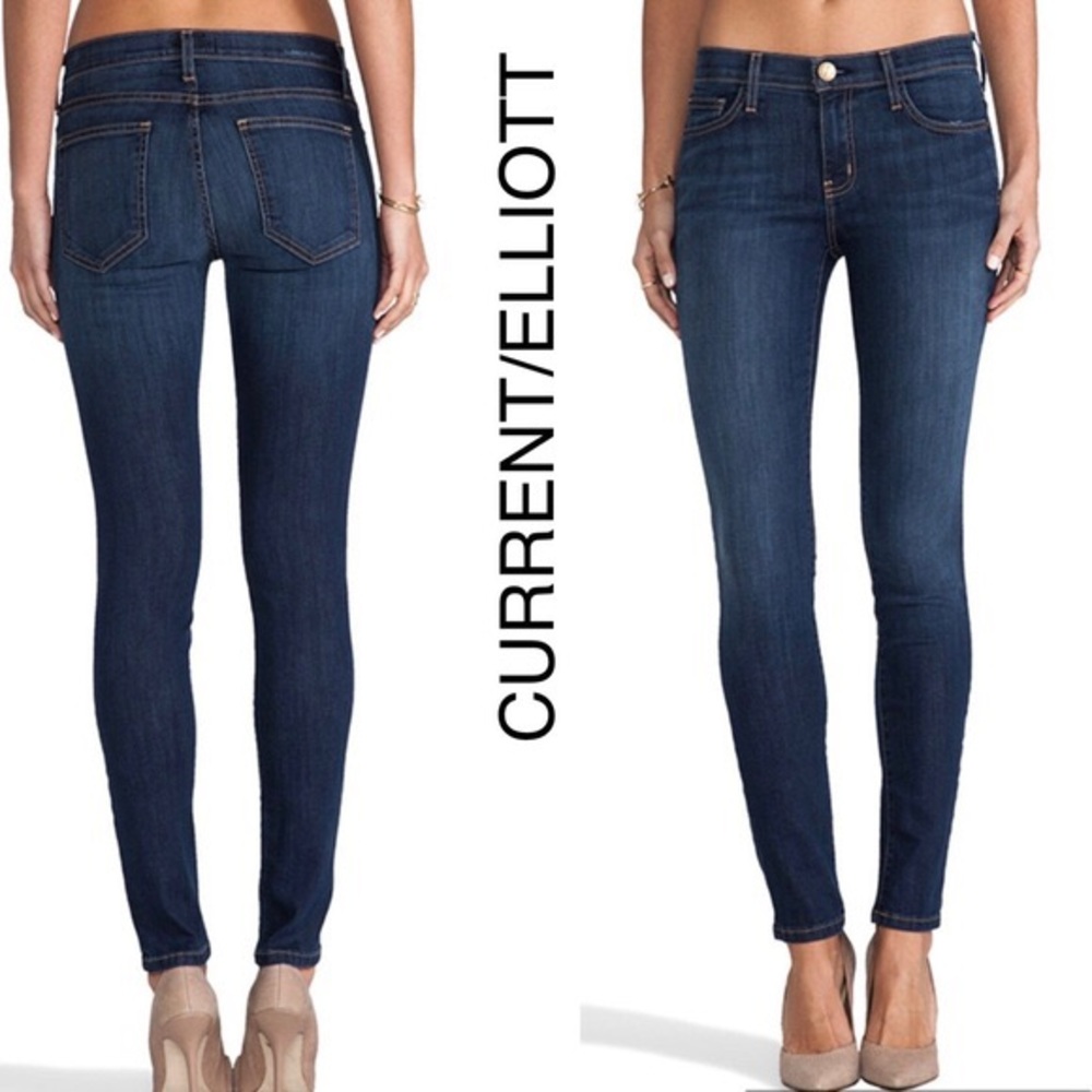 Current Elliot The Ankle Skinny Stagecoach jeans